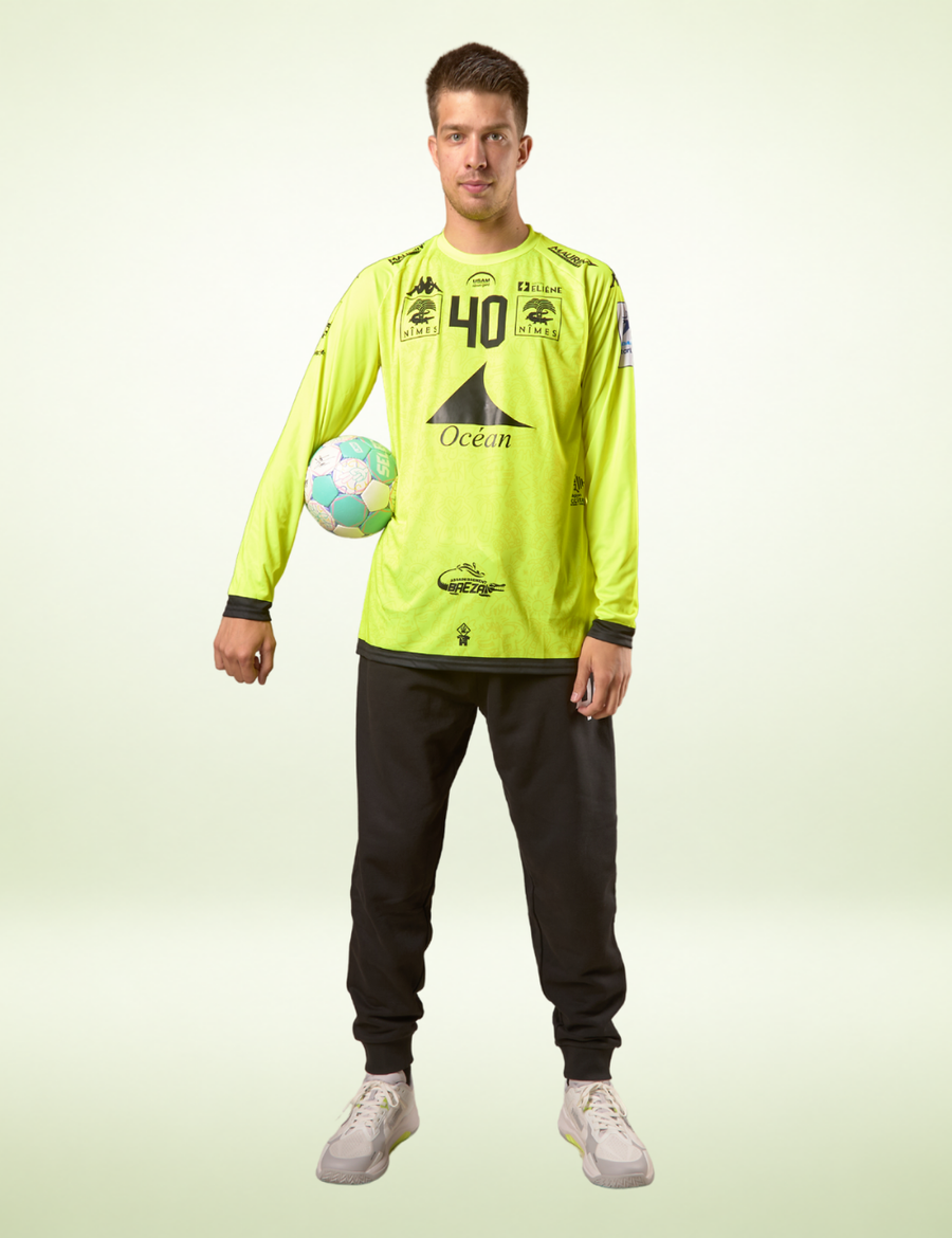 MAILLOT GARDIEN DE BUT KAPPA JAUNE HOMME