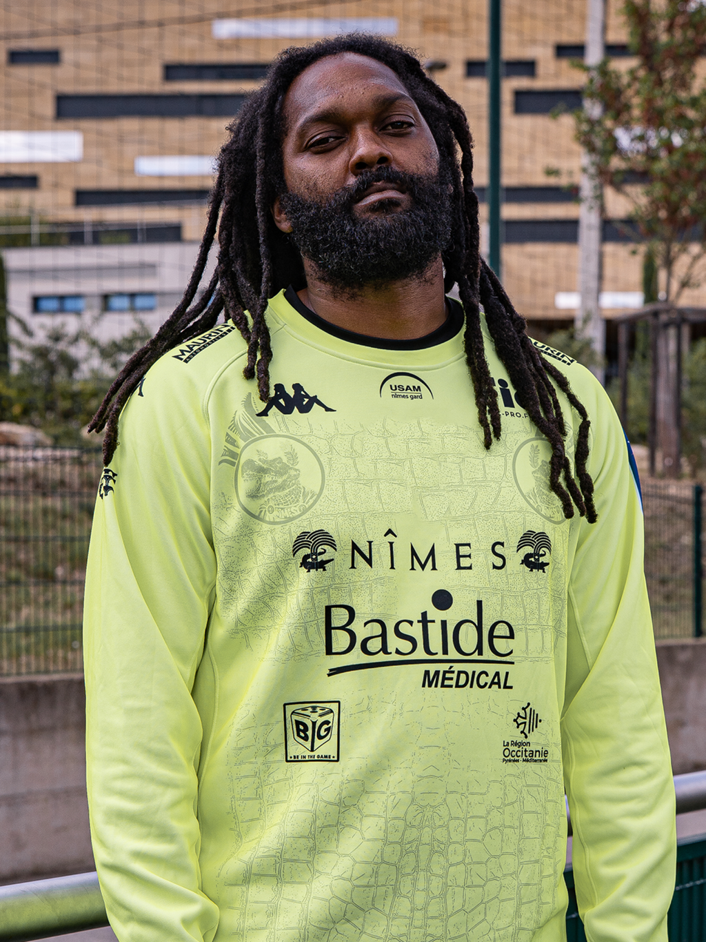 MAILLOT GARDIEN DE BUT KAPPA JAUNE HOMME