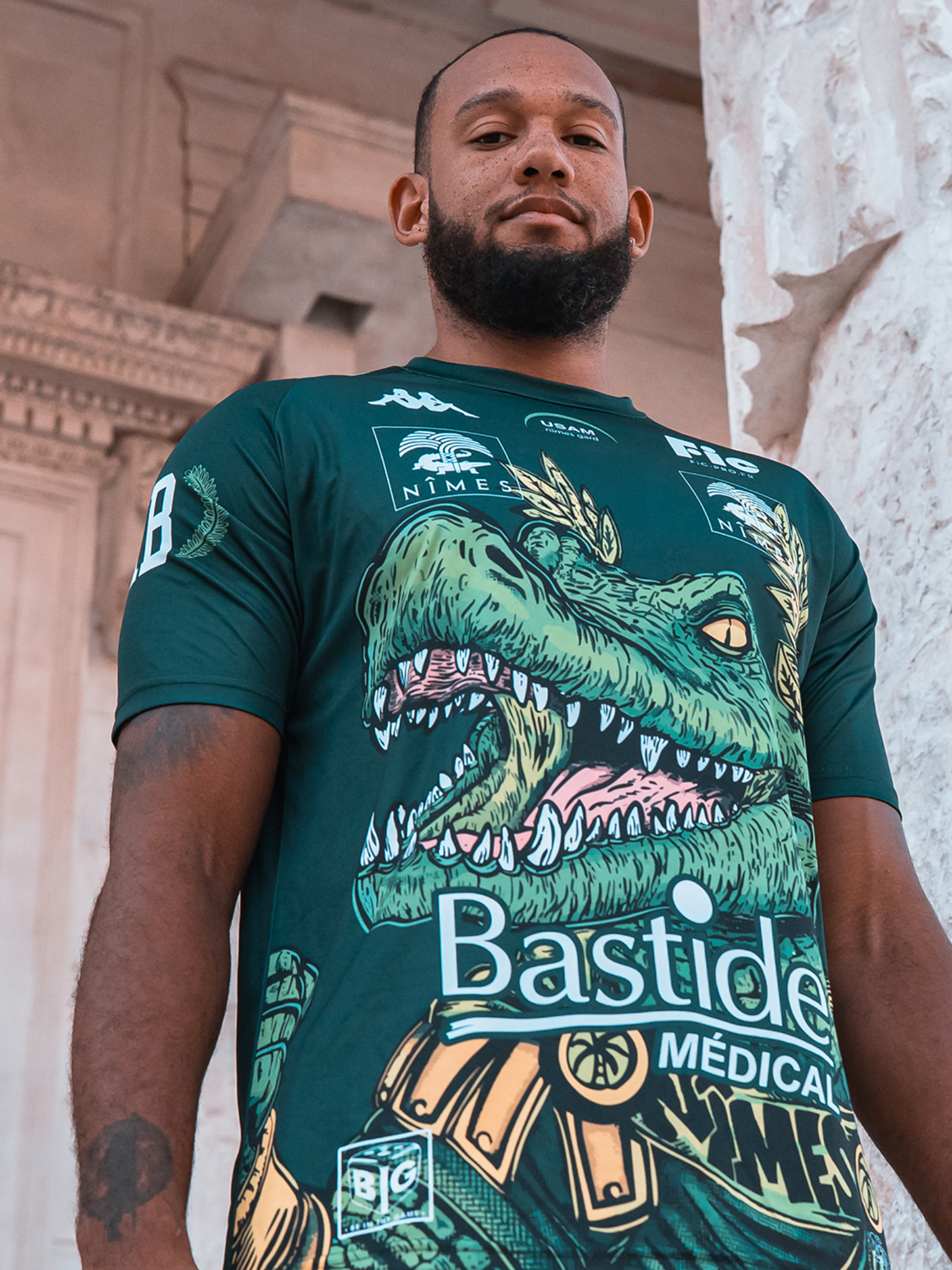 MAILLOT KAPPA ECHAUFFEMENT HOMME CROCO by Pyrate