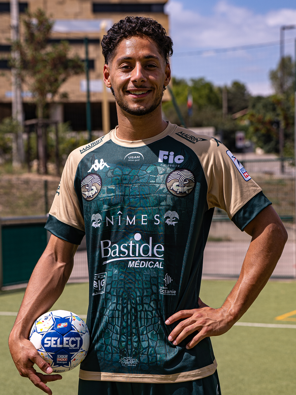 MAILLOT KAPPA DOMICILE HOMME VERT by Melvyn Barros