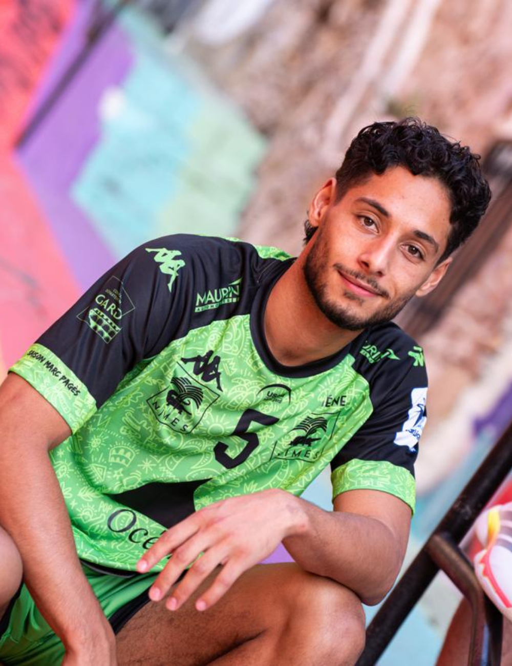 MAILLOT KAPPA DOMICILE HOMME VERT by Melvyn Barros
